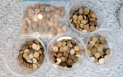 Pennies appox 6 pounds