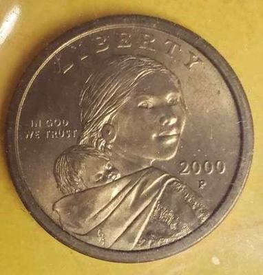 Sacagawea 2000 one dollar coin