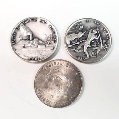 Sterling famous battles commemorative coins numismatic society
