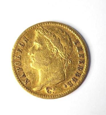 1813 w french 20 francs gold coin