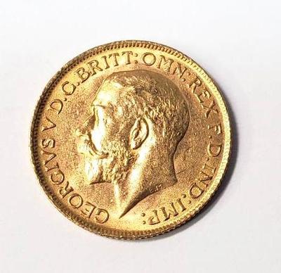 1911 british gold sovereign coin