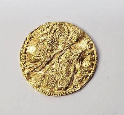 Venetian gold ducat coin