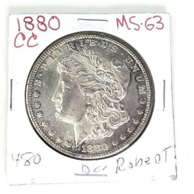 1880 cc morgan silver dollar
