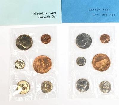 Philadelphia mint denver mint collector's us coin sets