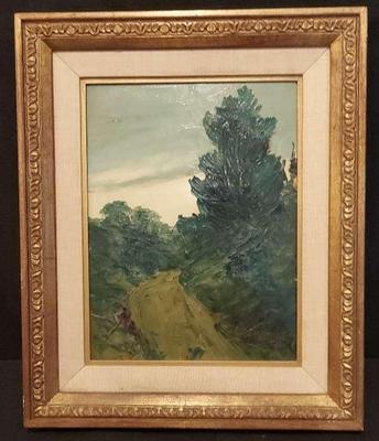 MID-SIZED ORIGINAL NATURE OIL PAINTING BY T.B NORRIS