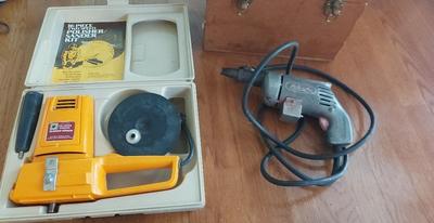 POLISHER SANDER MCGRAW-EDISON AND MILWAUKEE HOLE-SHOOTER
