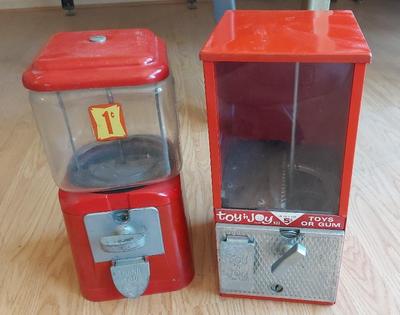 VINTAGE GUM BALL MACHINES 