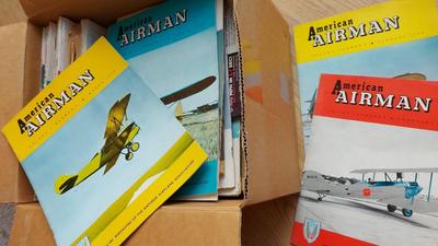 AMERICAN AIRMAN, AIR FACTS, AND TRADE-A-PLANE FROM THE 50s, 60s, 70s
