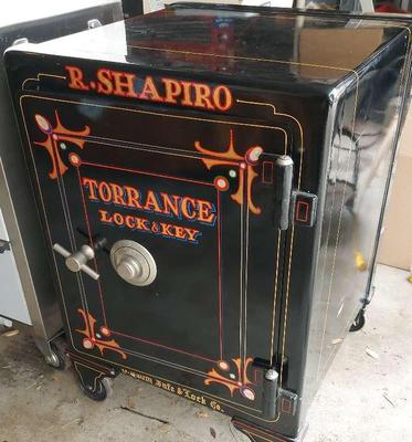 J. BAUM SAFE & LOCK CAST IRON SAFE