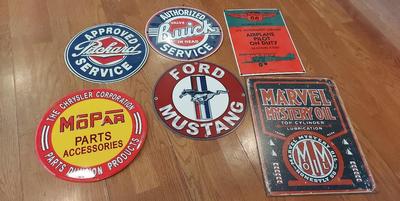 METAL REPRODUCTION VEHICLE SIGNS