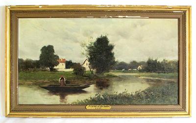 Sale Photo Thumbnail #52: Manner of Corot oil on canvas, 19th century