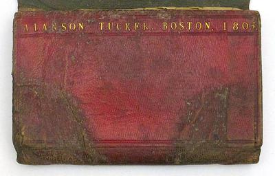 Sale Photo Thumbnail #69: Wallet owned by Alanson Tucker of Londonderry, dated 1805