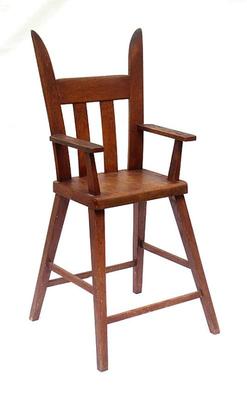 Sale Photo Thumbnail #74: Handmade Arts & Crafts high chair