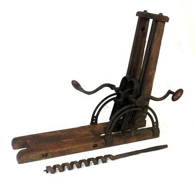 Sale Photo Thumbnail #33: Barn beam drill press