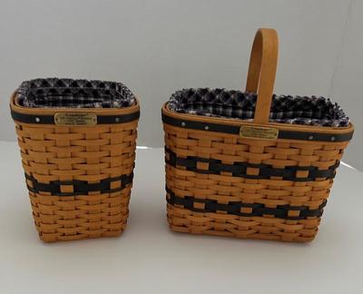 Lot (2) Longaberger JW Collection Miniature Baskets- 1997 Waste Basket & 2000 Bread And Milk Basket
Lot #: 42