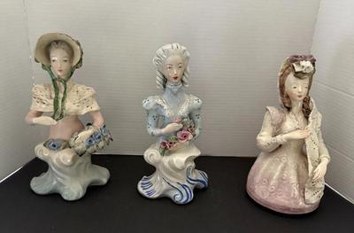 Lot (3) Vintage Cordey China Half Dolls
Lot #: 74