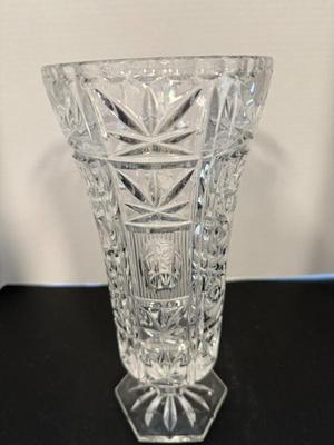 Heavy Large Crystal Patterned Vase
Lot #: 137