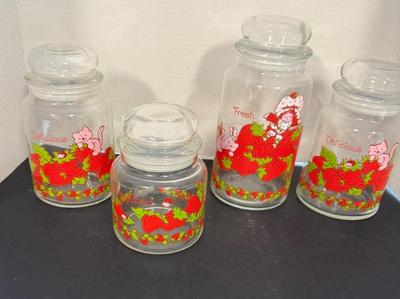 Lot Of (4) Vintage Strawberry Shortcake Canister Jars
Lot #: 41