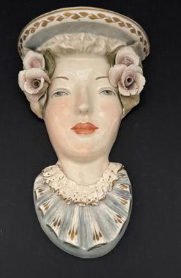 Vintage Cordey China Lady Wall Mount Shelf (as-Is)
Lot #: 72