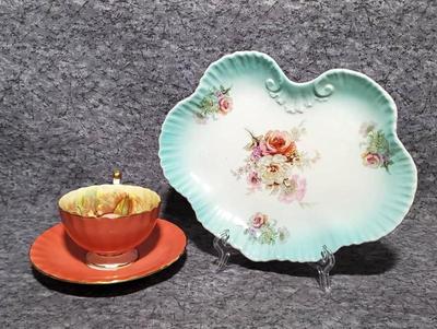 China teacup and saucer dish