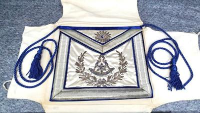 Vintage masonic apron