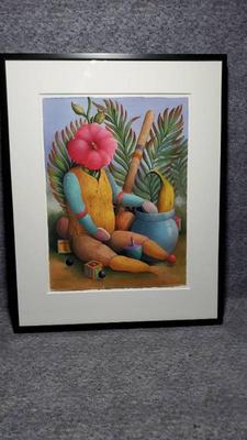 Signed roger bowman original watercolor