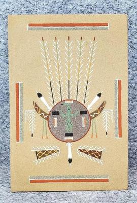 Navajo native american sand art