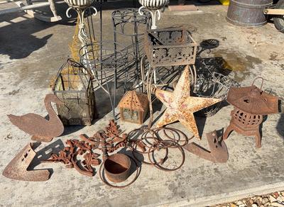 Metal Patio Decor