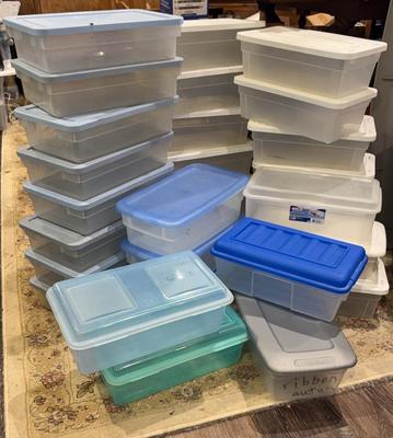 Plastic Shoe Boxes