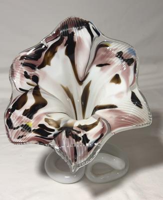 Vintage Murano-Style Art Glass Vase