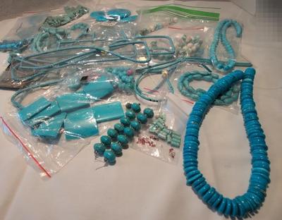 Turquoise Colored Jewelry Findings