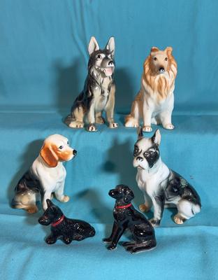Bone China Dog Figurines