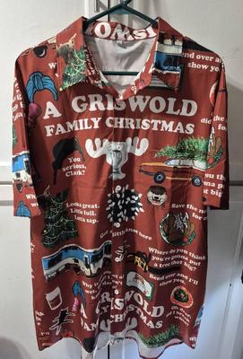 A Griswald Family Christmas Button Down Shirt