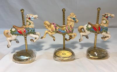 Birthday Month Carousel Horses