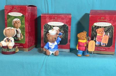 Vintage Hallmark Grandson Ornaments 