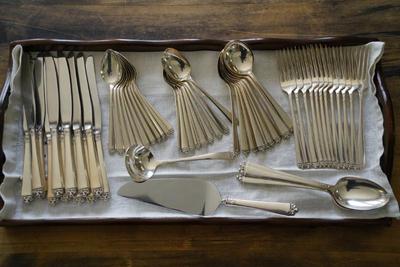 Oneida Community Sterling set