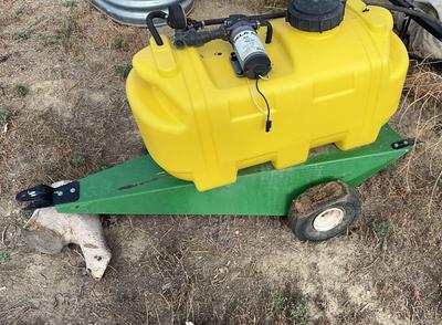 25 Gal Pull Behind Field Sprayer