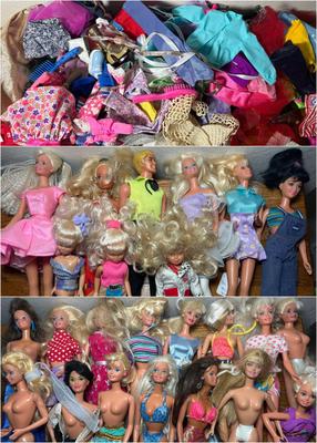 Large Mystery Box of Unsearched Barbies & Accessories