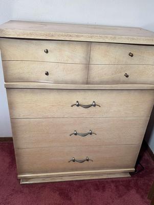 Mainline By Hooker Mid Century Tall Boy Dresser