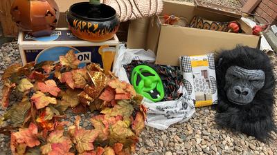 Halloween Masks & Fall Decor