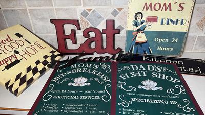 Kitchen Wall Signs