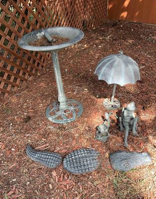 Bird Bath & Yard Art