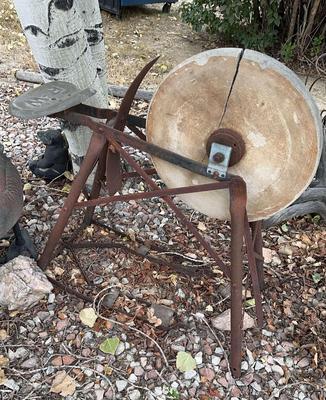 R-W Antique Grinding Wheel