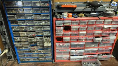 Hardware Bins With Hardware