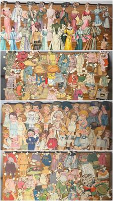 Victorian Die-Cut Paper Dolls & Clothes Collection