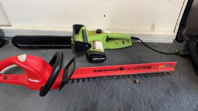 Electric Chainsaw & Hedge Trimmer