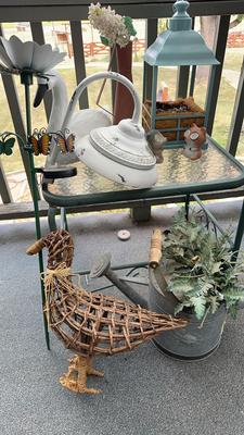 Watering Can & Patio Decor