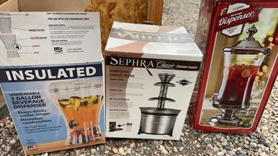 Chocolate Fountain & Party Beverage Dispensers