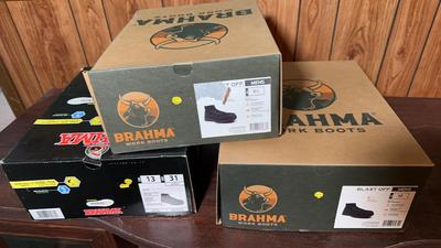 New Brahma Blast Off Work Boots Sz 9 1/2-13