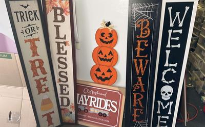 Fall & Halloween Porch Signs